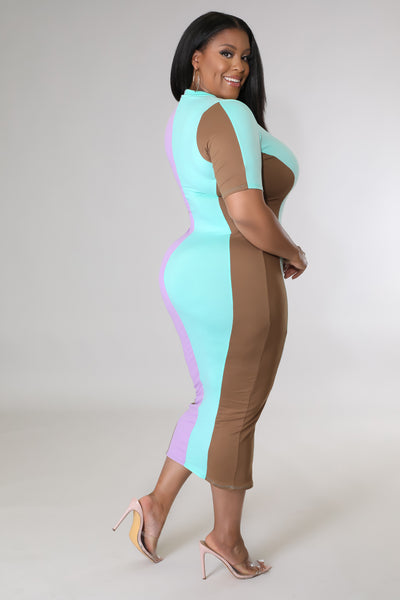 Nikita - Colorblock Dress PLUS