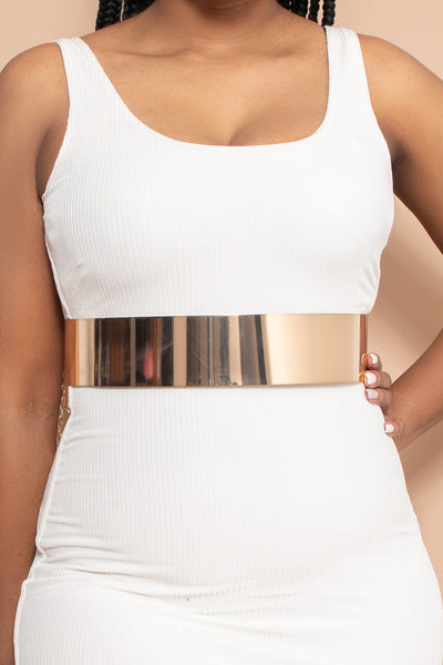 Metal Bar Belt - 2.25"