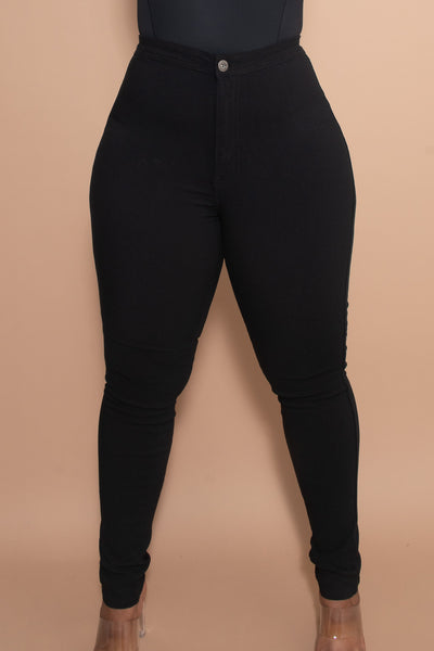 Essential High Stretch Jeggings - Black