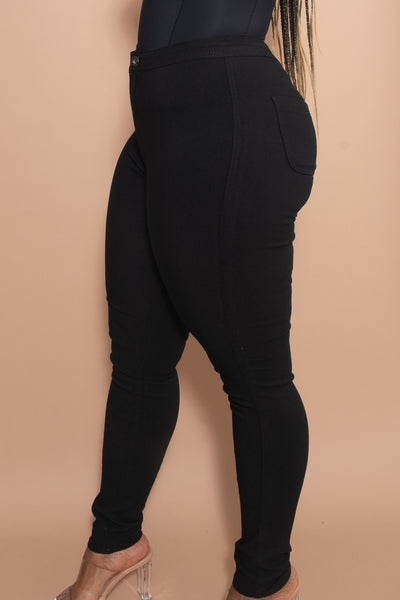 Essential High Stretch Jeggings - Black