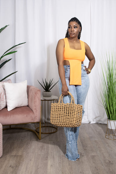 Remy Crop Top - Orange