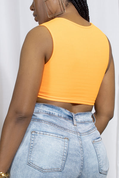 Remy Crop Top - Orange
