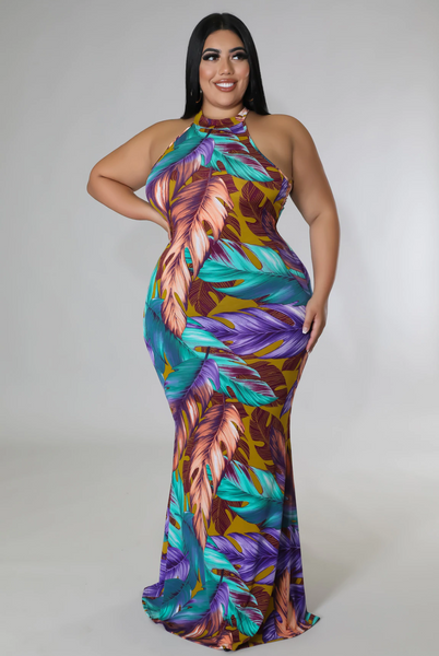 Allure - Floral Maxi Dress PLUS