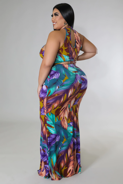 Allure - Floral Maxi Dress PLUS