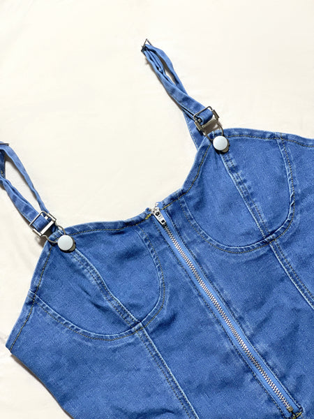 Gia Denim Bodysuit