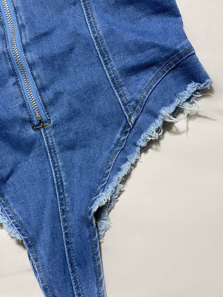 Gia Denim Bodysuit