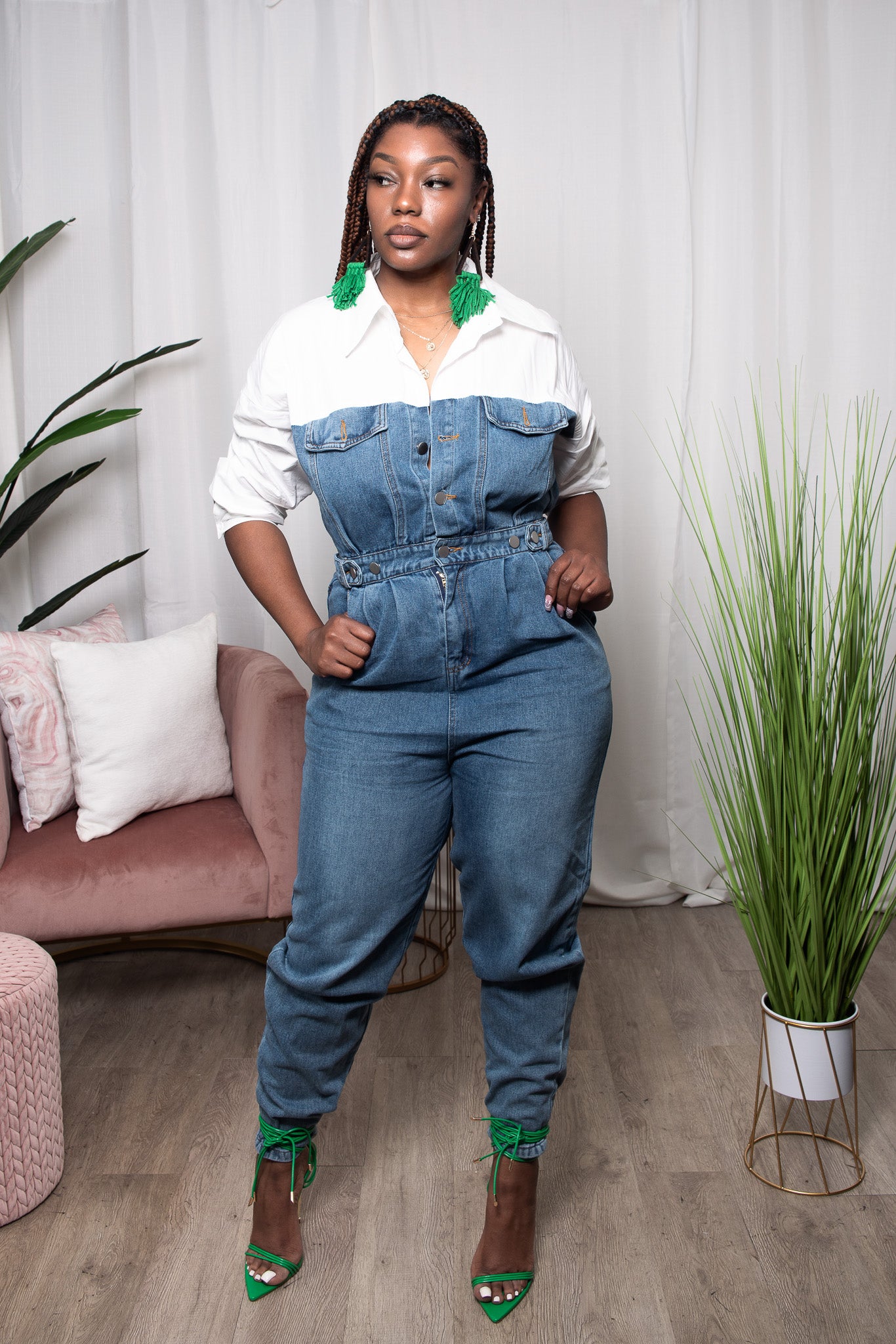 Geneva Denim Jumpsuit – Ciara J Boutique