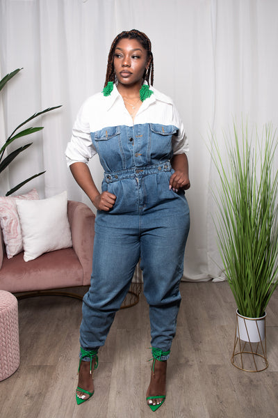 Geneva Denim Jumpsuit