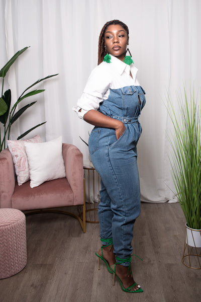 Geneva Denim Jumpsuit
