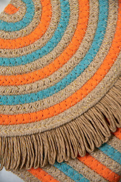 Fiona - Large Straw Clutch