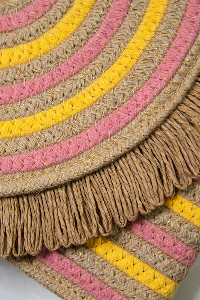 Fiona - Large Straw Clutch